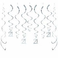 21st Hanging Swirls Silver image 0