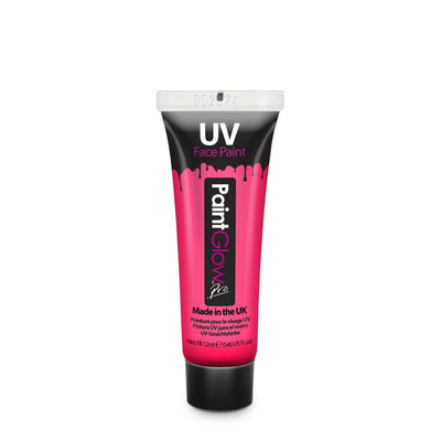 UV Face &amp; Body Paint 12ml - Pink image 0