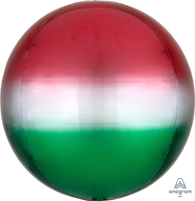 Balloon Orbz 16" Red + Green image 0
