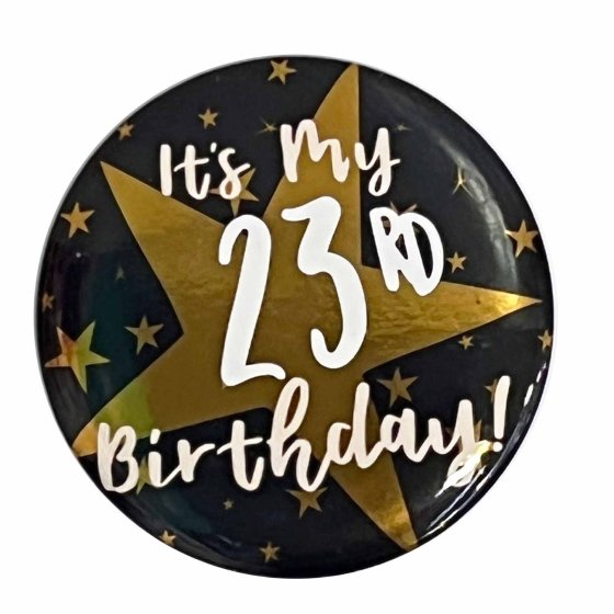 Add Any Age Badge - Black &amp; Gold image 0