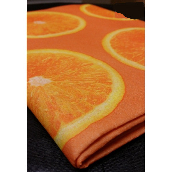 Orange Paper Table Cover -  80cm x 80cm