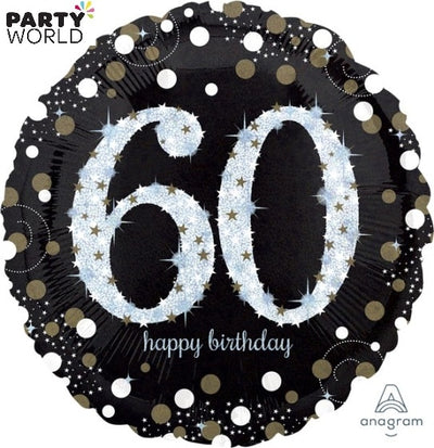 60th Birthday Foil Balloon 45cm