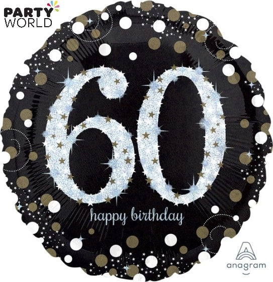 60th Birthday Foil Balloon 45cm