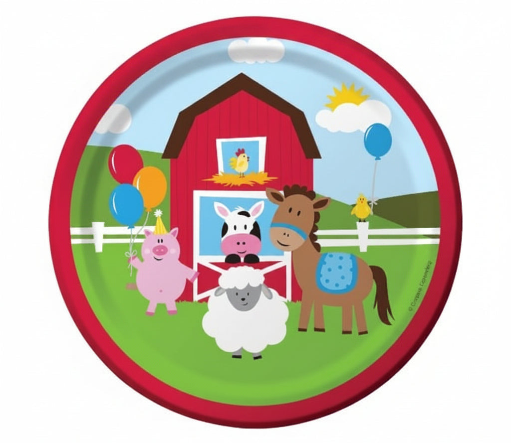 Farmhouse Fun  Plate (8) 18cm