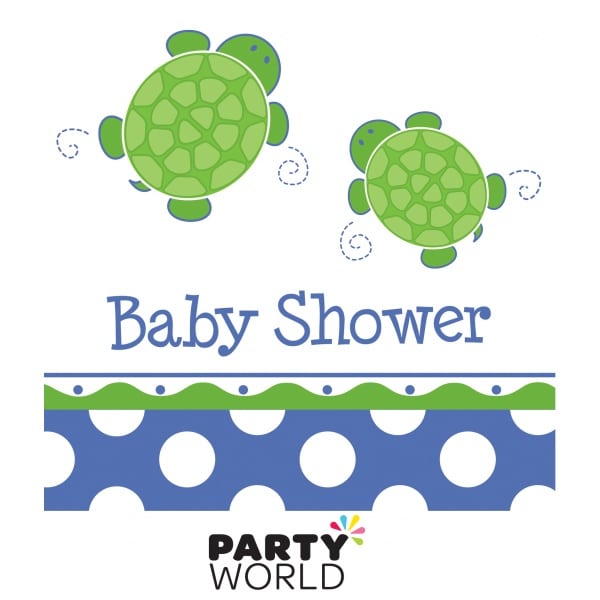 Cute Turtle Baby Shower Luncheon Napkins (16)