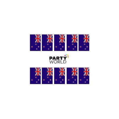 NZ Flag Bunting Banner (10 flags - 4m)