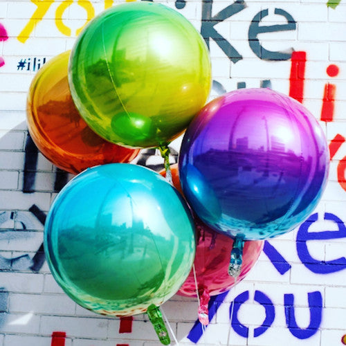 Balloon Orbz 16 Ombre Yellow Orange