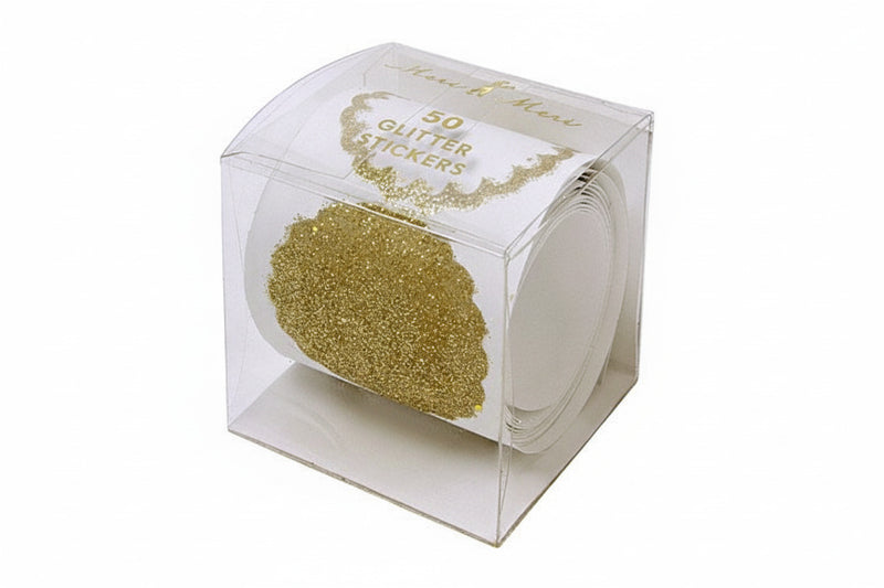 Meri Meri Glitter Stickers - Gold (50)