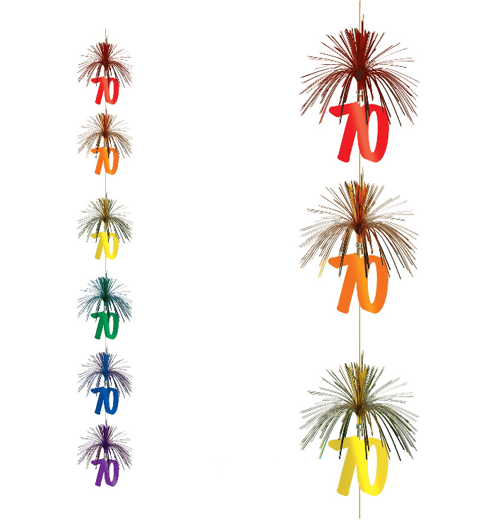 70 Stringer Hanging Decoration - 1 string - 2.1 meters long