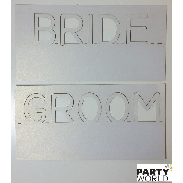 Bride & Groom Place Cards
