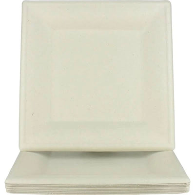Wooden Biodegradable Platters - 4pk image 0