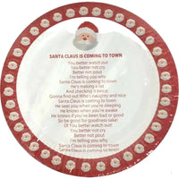 Santa Carol Paper Dinner Plates (10pk)