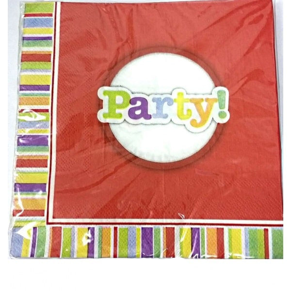 Party Rainbow Luncheon Napkins (20pk)