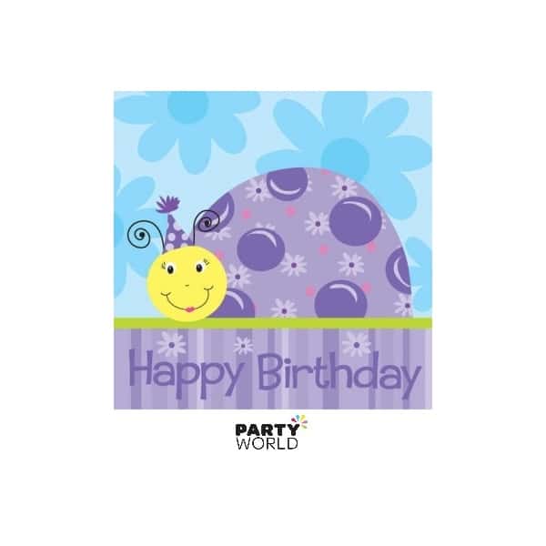 Lady Bug Birthday Luncheon Napkins (18pk)