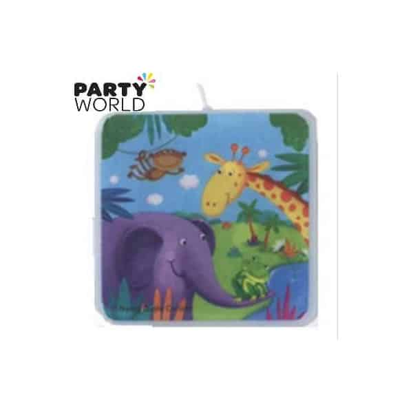 Jungle Buddies Printed Large Candle 2nds