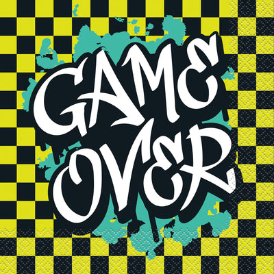 Game Over Party Napkins 16pk image 0