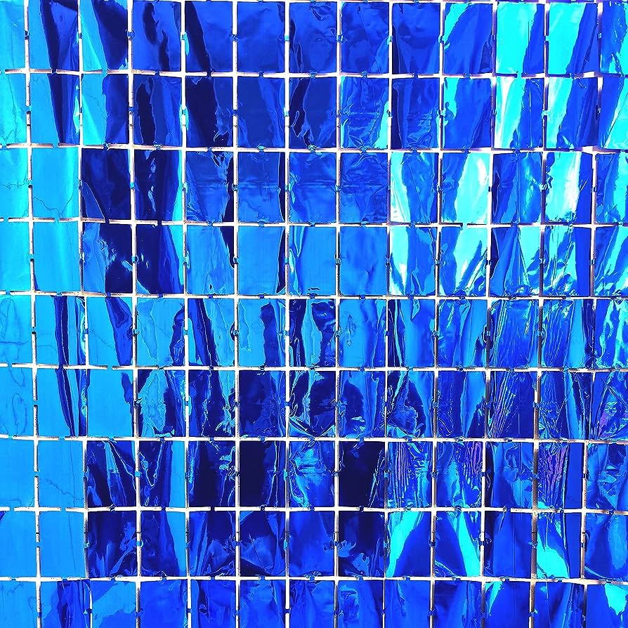 Foil Backdrop Blue 910mm x 2.4m image 0