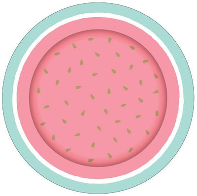Watermelon Paper Plates 8pk image 0
