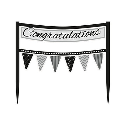 Cake Topper, Congratulations Banner image 0