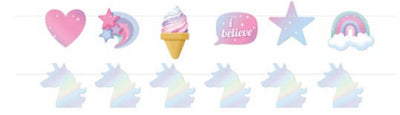 Unicorn Party Bunting 2pk image 0