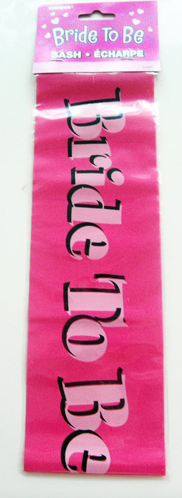 Bride to Be Sash - Plastic image 0