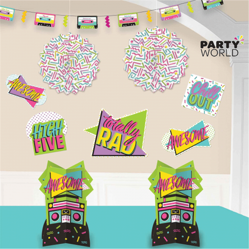 Awesome 80's Room Decorating Kit