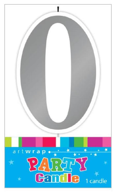 Candle Number 0 Silver image 0