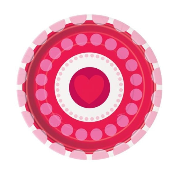 Radiant Hearts Plates 7in (8)