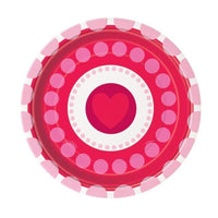 Radiant Hearts Plates 7in (8)