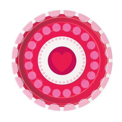 Radiant Hearts Plates 7in (8)