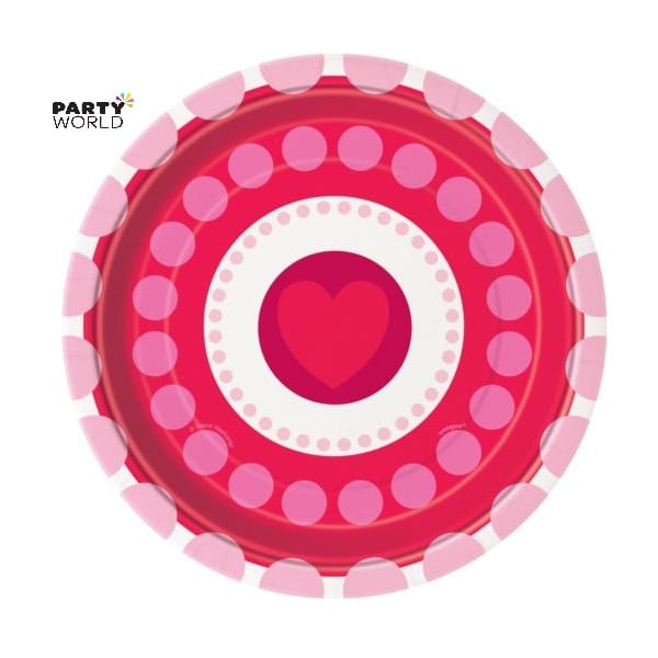 Radiant Hearts Plates 7in (8)