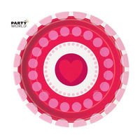 Radiant Hearts Plates 7in (8)