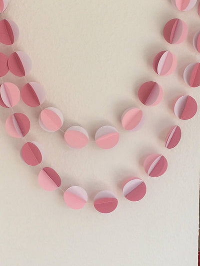 Pink Circle Garland - Pack of 2 image 0