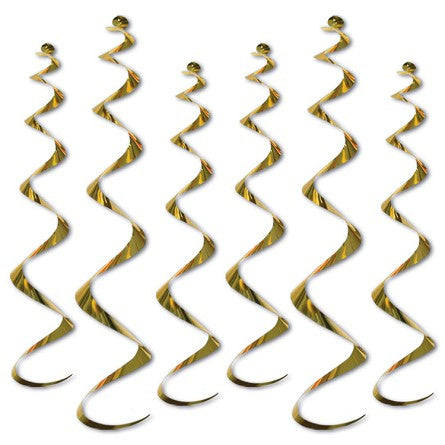 Hanging Swirls - Gold 8pk image 0