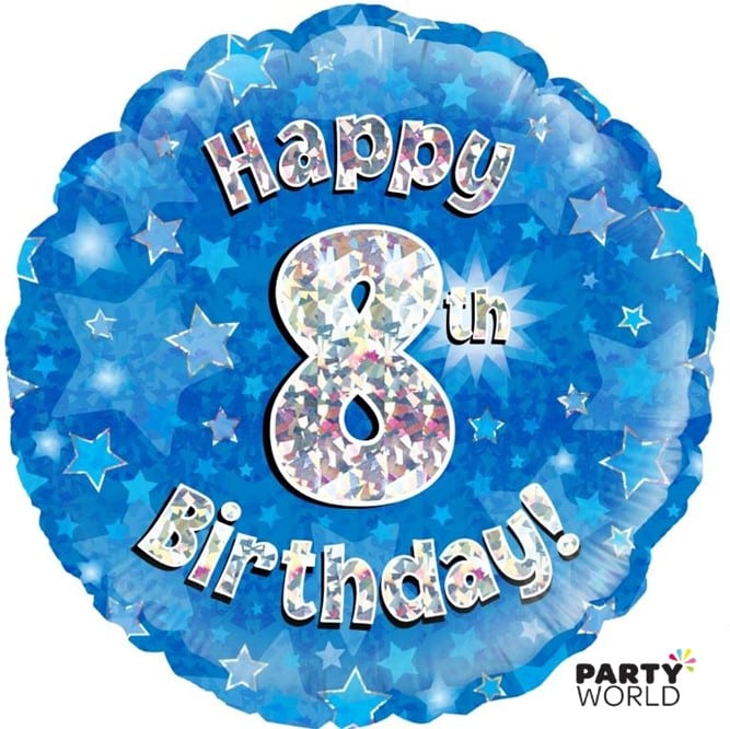 18th Birthday Blue Foil Balloon 45cm