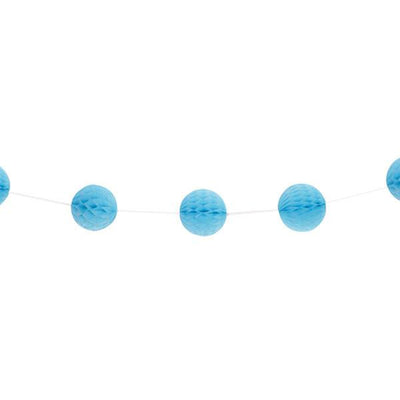 Honeycomb Garland 2m -  Powder Blue image 0