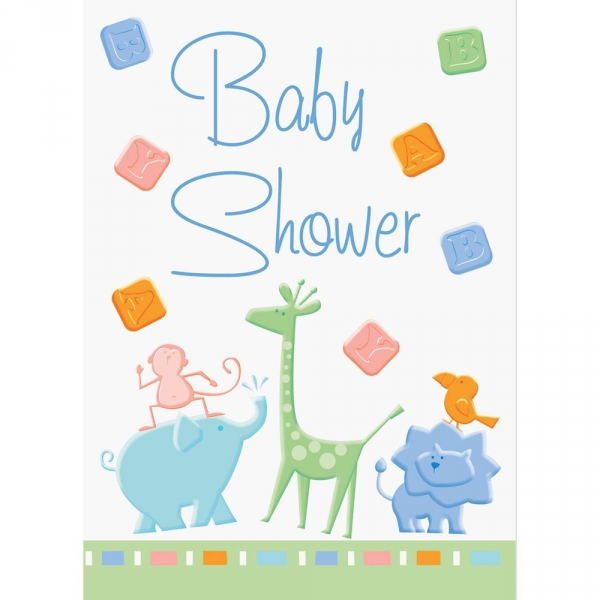 Baby Jungle Animals Invitations (8)