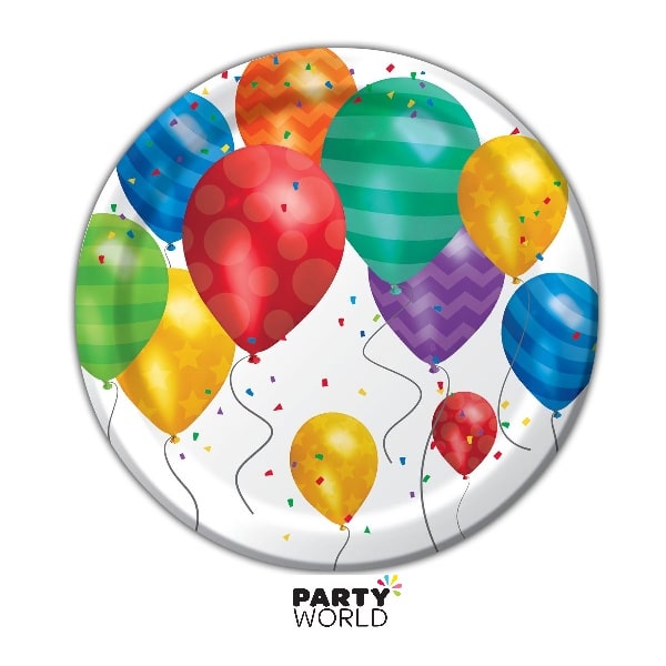 Balloon Animals Paper Plates 9in (8pk)