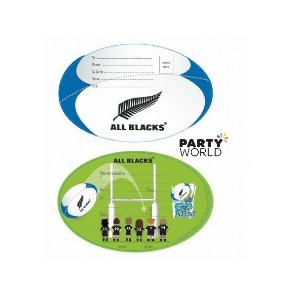 All Blacks Invitations