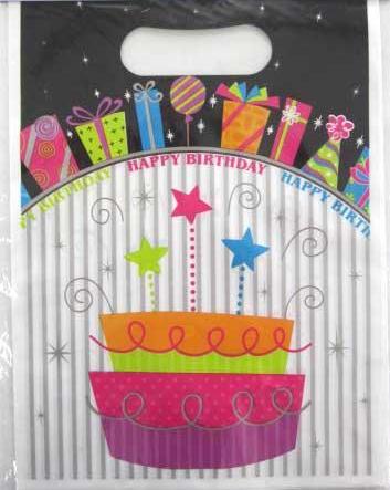 Happy Birthday Party Bags 10pk image 0