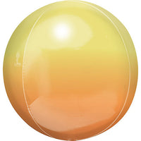 Balloon Orbz 16 Ombre Yellow Orange