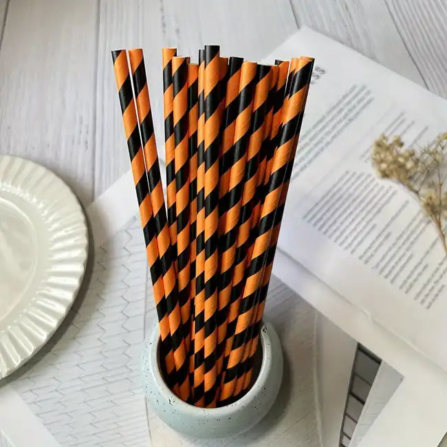 Halloween Paper Straws 20pk image 0