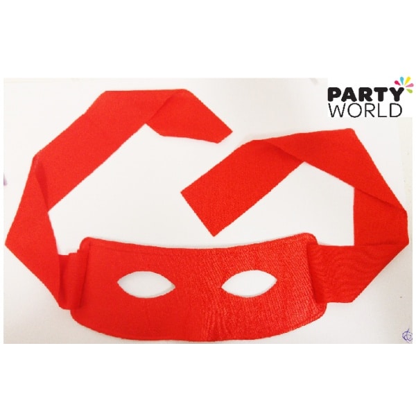 Red Silky Face Mask