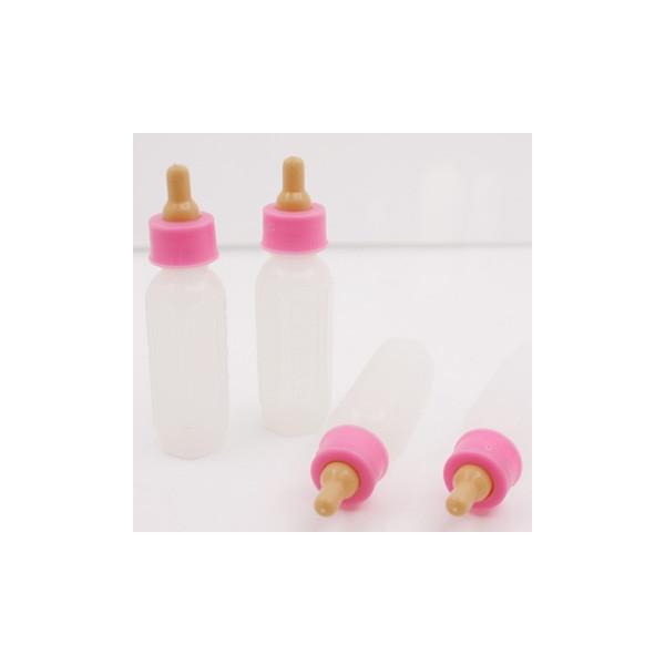 Pink Baby Bottles 7cm (4)