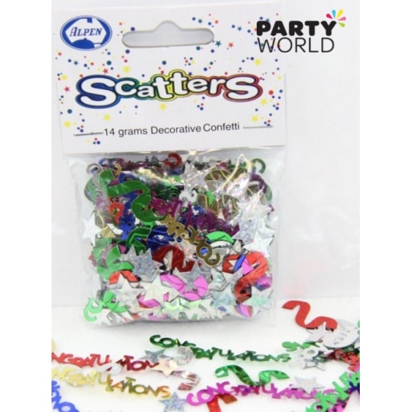 Congratulations Scatters Multi (14g) - Alpen