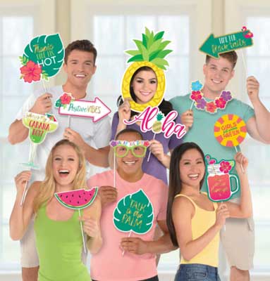 Aloha Photo Booth Props