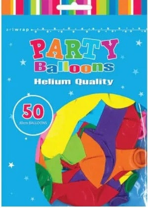 30cm Assorted Colours Balloons (100)