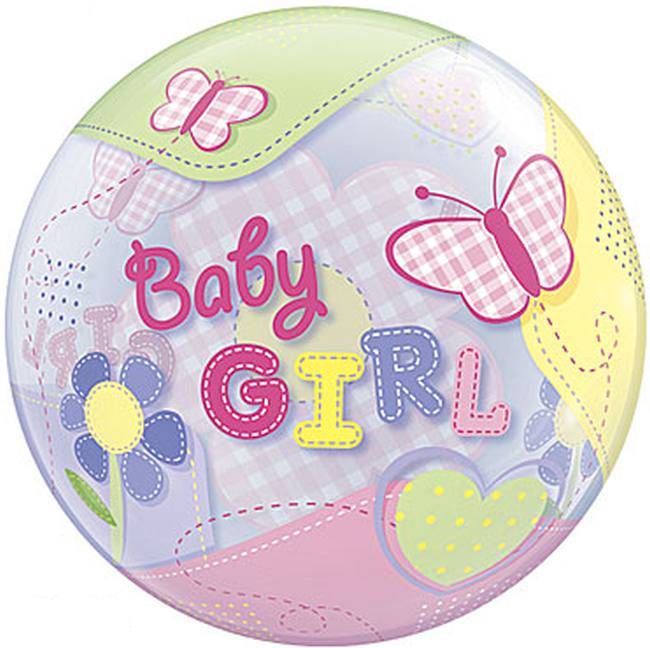 Bubble Balloon Baby Girl - Butterflies