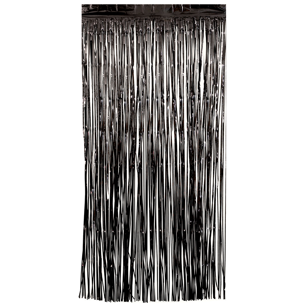 Slit Foil Curtain Black 910mm x 2.4m