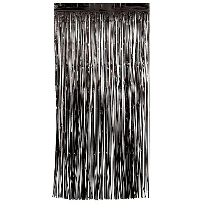Slit Foil Curtain Black 910mm x 2.4m